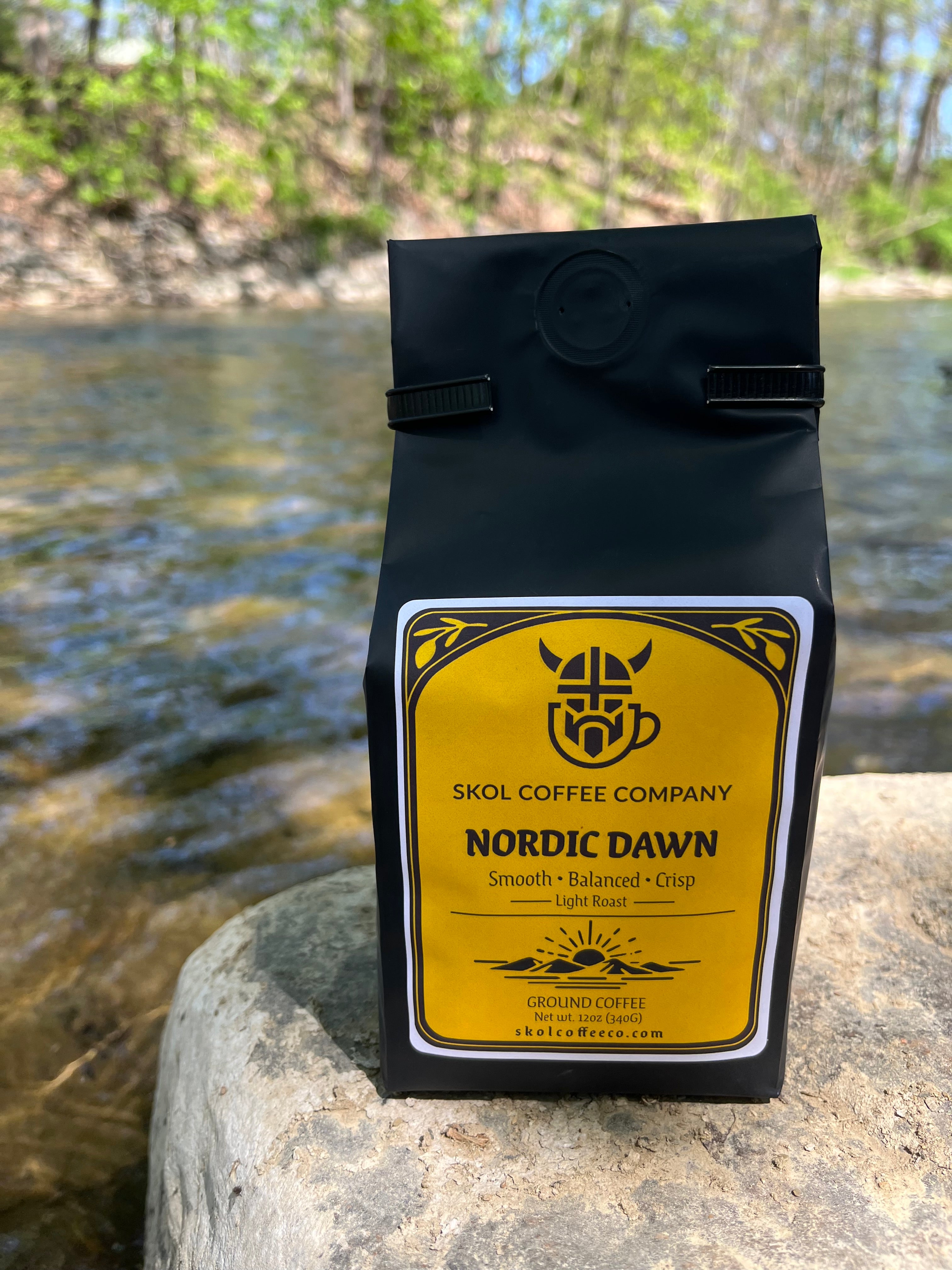 Nordic Dawn - Ground Light Roast- Origin Blend from Indonesia and Guatemala.