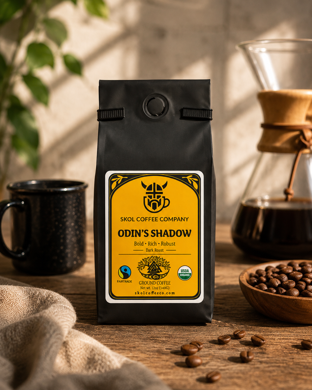 Odin's Shadow - Ground - Dark Roast