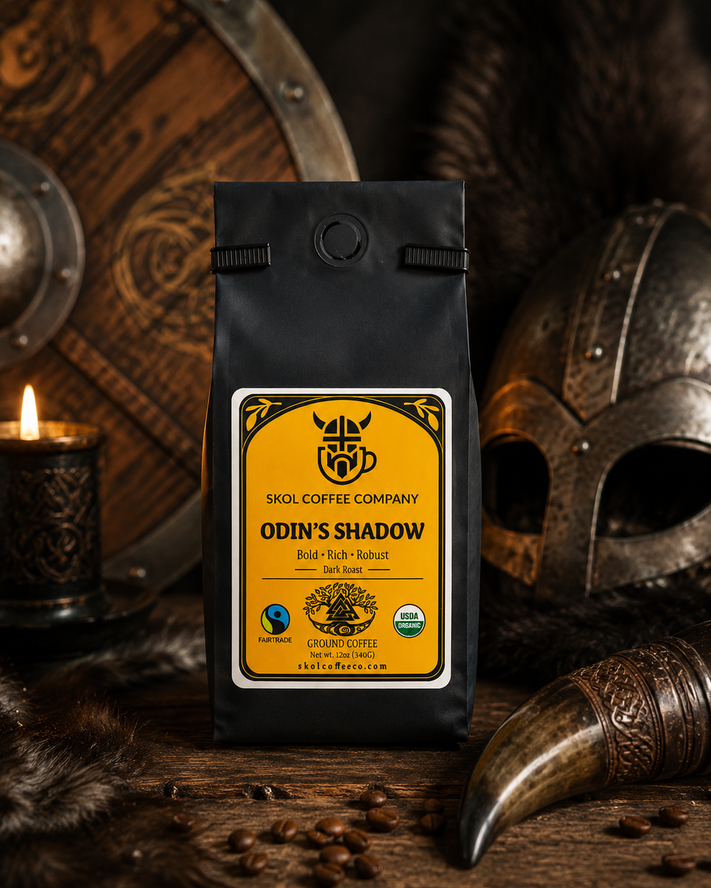 Odin's Shadow - Ground - Dark Roast