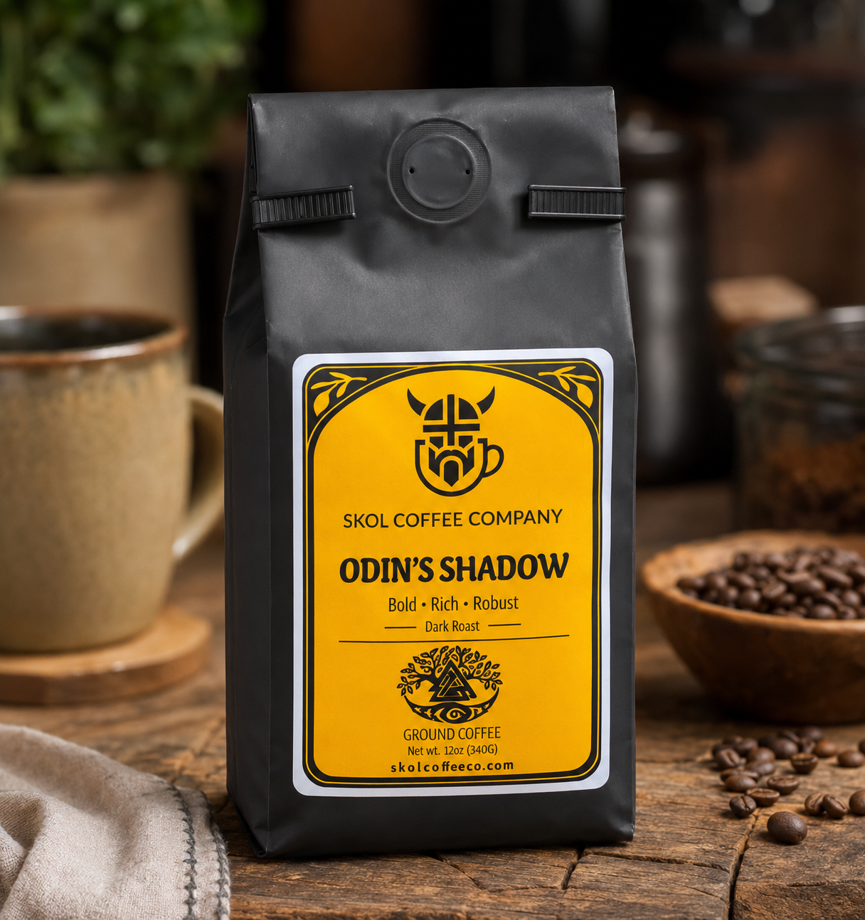 Odin's Shadow - Ground - Dark Roast