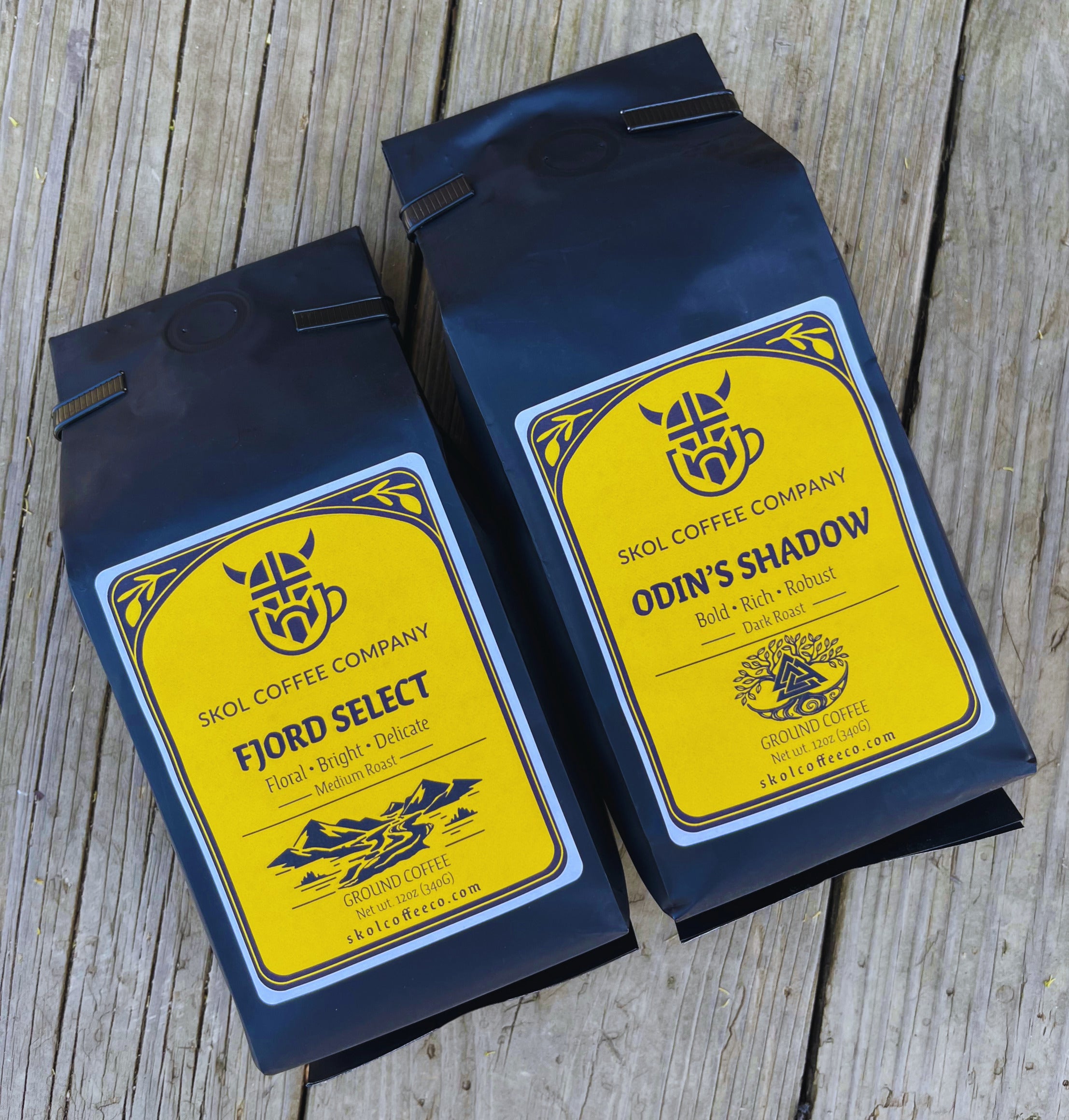 Skol Coffee Co. Ground Coffee Duo Premium 2-Pack Blend Collection