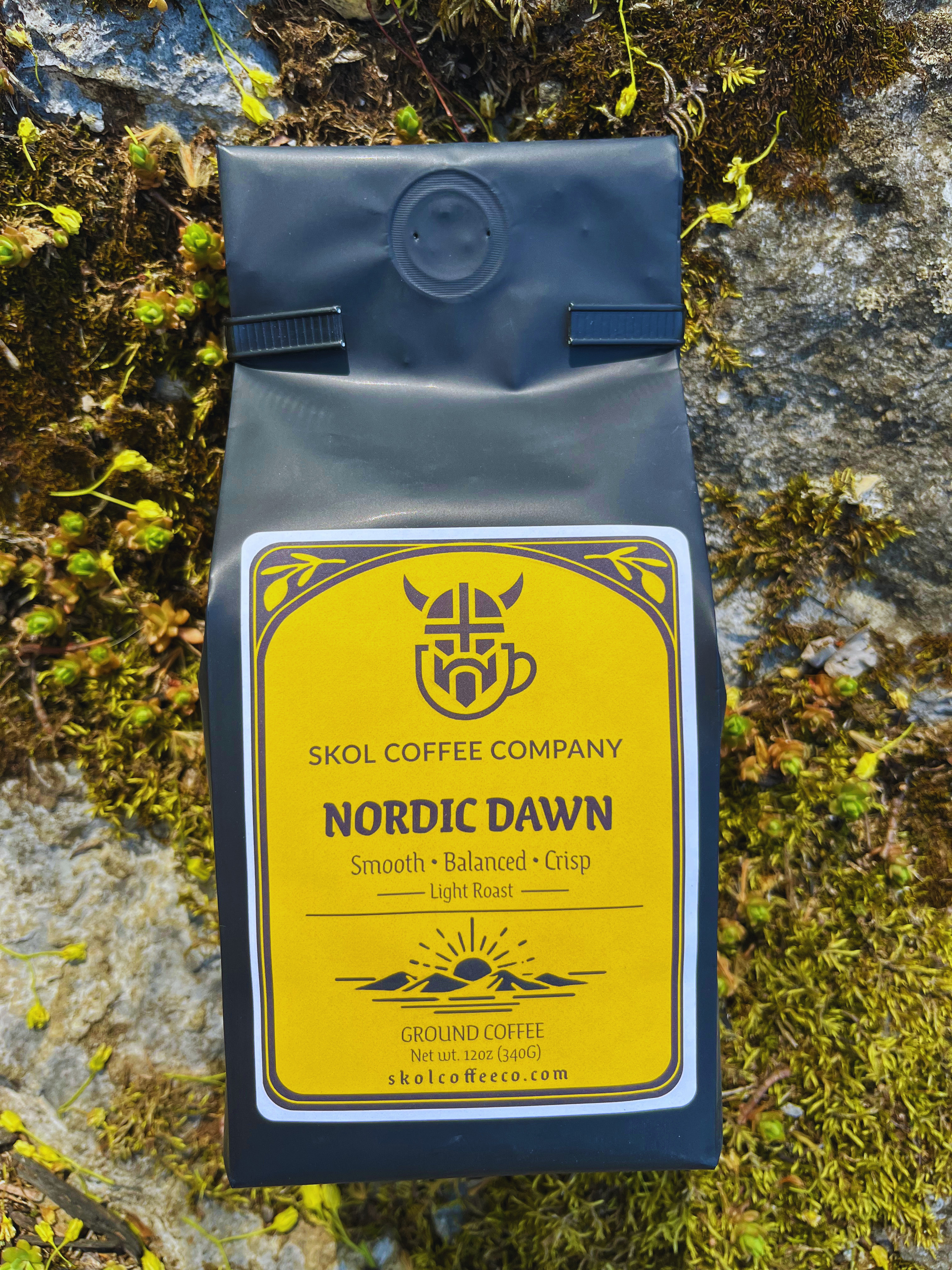 Nordic Dawn - Ground Light Roast- Origin Blend from Indonesia and Guatemala.