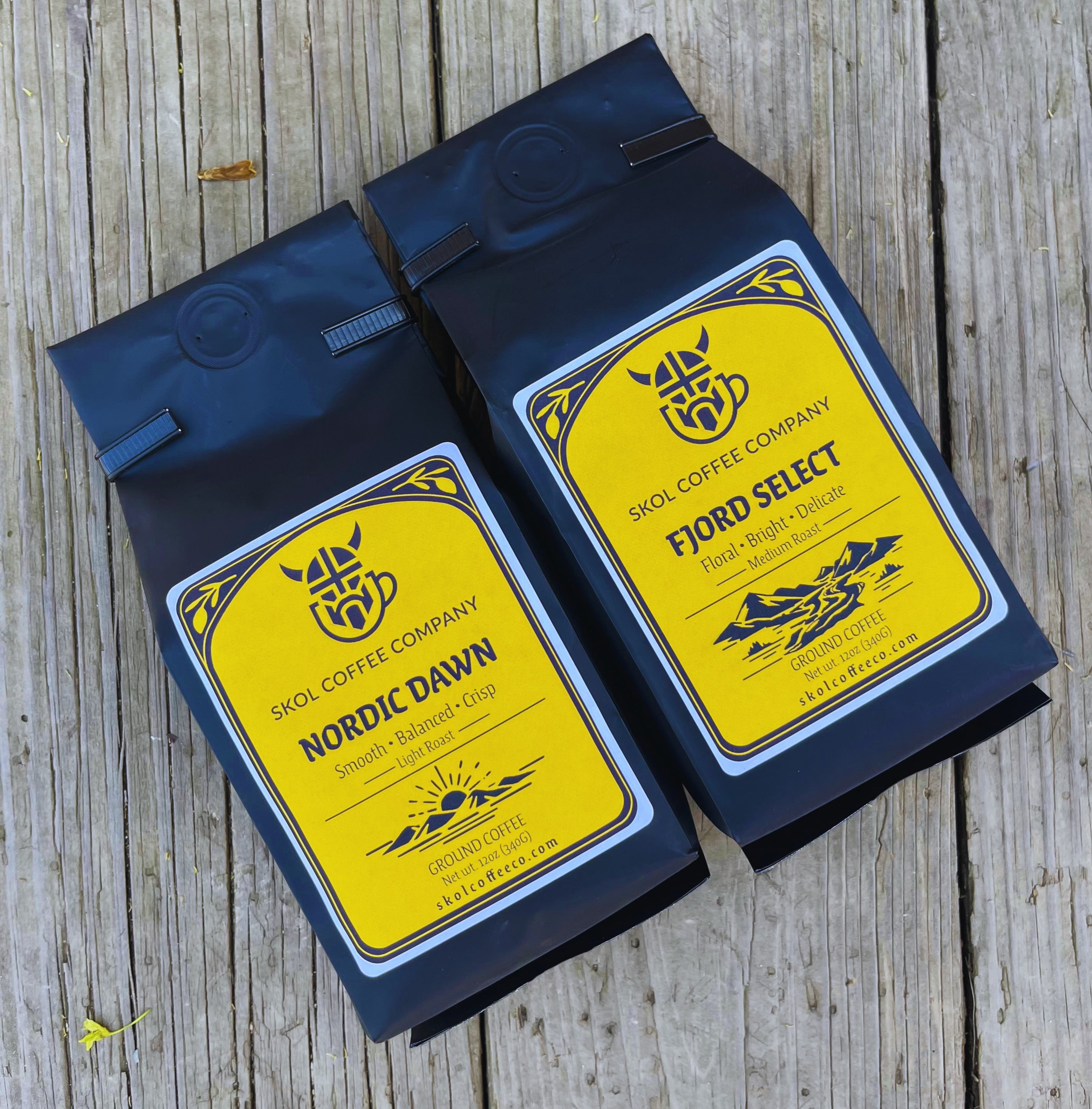 Skol Coffee Co. Ground Coffee Duo Premium 2-Pack Blend Collection