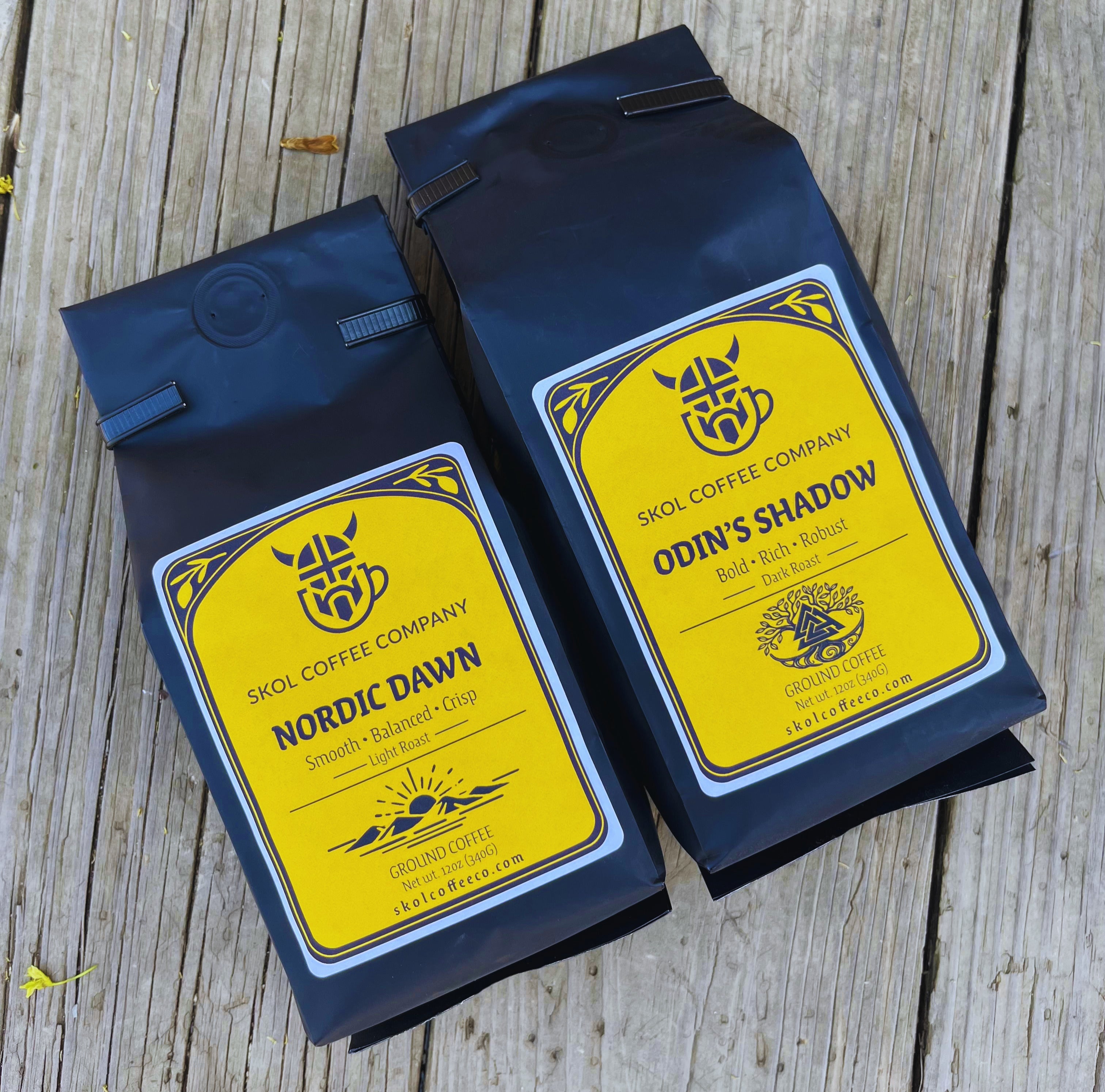 Skol Coffee Co. Ground Coffee Duo Premium 2-Pack Blend Collection