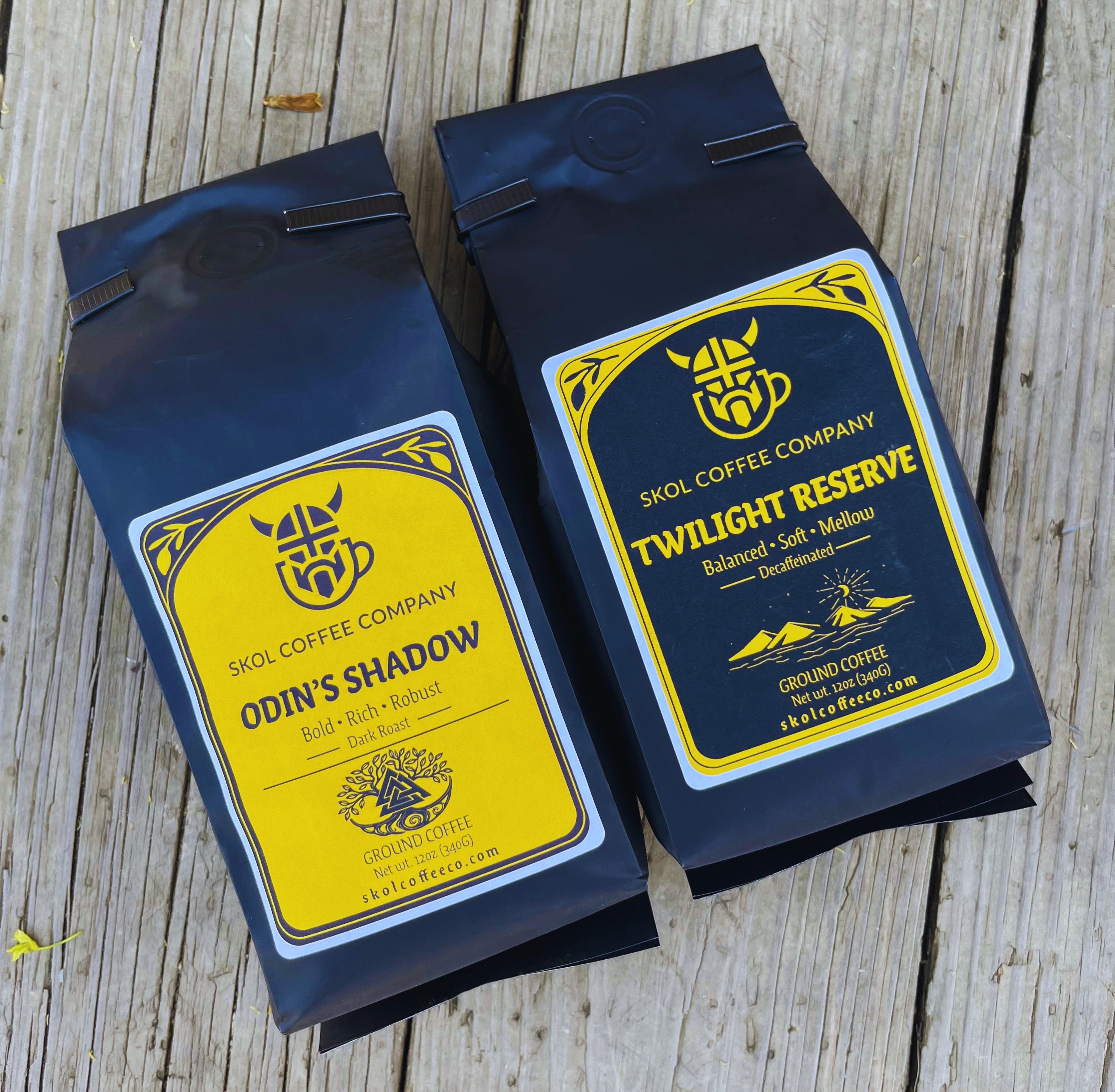 Skol Coffee Co. Ground Coffee Duo Premium 2-Pack Blend Collection